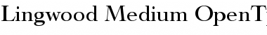 Download Lingwood-Medium Font