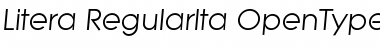 Litera-RegularIta Regular Font