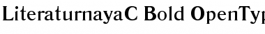 LiteraturnayaC Bold Font