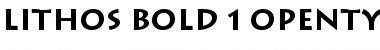 Lithos Bold Font