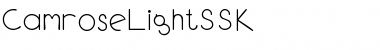 Download CamroseLightSSK Font