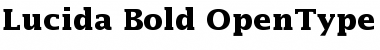 Lucida Bold Font