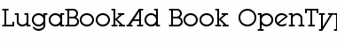 LugaBookAd Regular Font