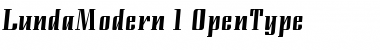 LundaModern Regular Font