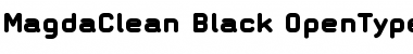 MagdaClean Black Font