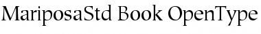 Mariposa Std Book Font