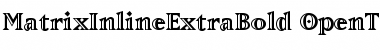 MatrixInlineExtraBold Bold Font