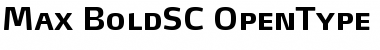 Max-BoldSC Regular Font