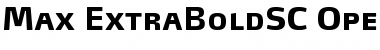 Download Max-ExtraBoldSC Font