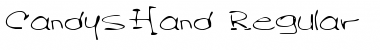 CandysHand Regular Font