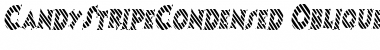 CandyStripeCondensed Oblique Font