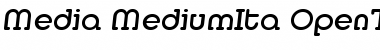 Media-MediumIta Regular Font