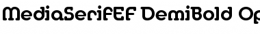 MediaSerifEF DemiBold Font