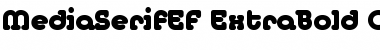 MediaSerifEF ExtraBold Font