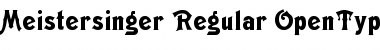 Meistersinger Regular Font