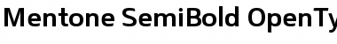 Mentone SemiBold Font
