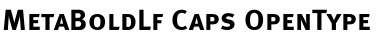 Meta Bold Lf Caps Font