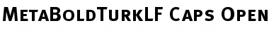 MetaBoldTurkLF Caps Font