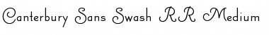 Download Canterbury Sans Swash RR Font