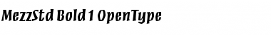 Mezz Std Bold Font