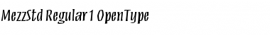 Mezz Std Regular Font