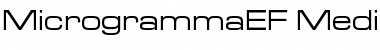 MicrogrammaEF MediumExtend Font
