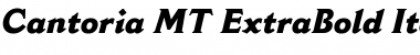 Cantoria MT ExtraBold Italic Font