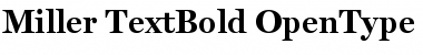 Miller Text Bold Font