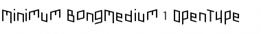 Minimum BongMedium Font