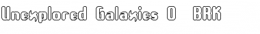 Unexplored Galaxies O (BRK) Regular Font