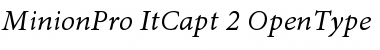 Minion Pro Italic Caption Font