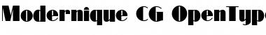 Modernique CG Regular Font