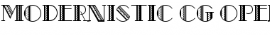 Modernistic CG Regular Font