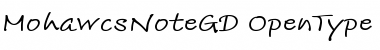 Mohawcs Note GD Regular Font