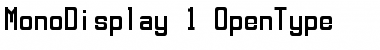 MonoDisplay Regular Font