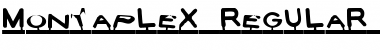 Montaplex Regular Font