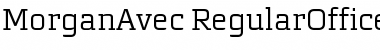 MorganAvec RegularOffice Font