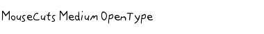 MouseCuts Medium Font