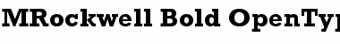 Rockwell Bold Font