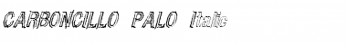 CARBONCILLO PALO Italic Font