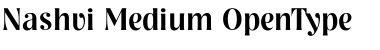 Nashvi Medium Font