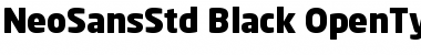 Neo Sans Std Black Font