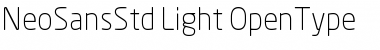 Neo Sans Std Light Font