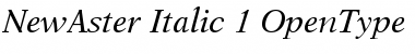 NewAster Regular Font