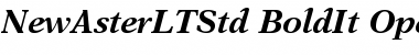 New Aster LT Std Bold Italic Font