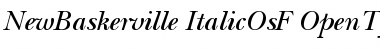 ITC New Baskerville Italic OsF Font