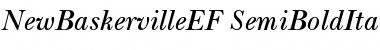 NewBaskervilleEF SemiBoldIta Font