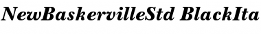 ITC New Baskerville Std BlkIta Font