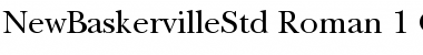 ITC New Baskerville Std Roman Font