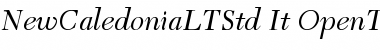 New Caledonia LT Std Italic Font